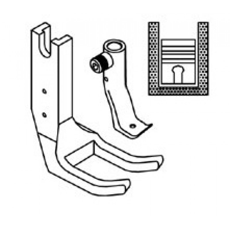 KP269W Presser Feet — Standard Presser Feet Presser foot width : 15mm Feeding foot width : 7.5mm