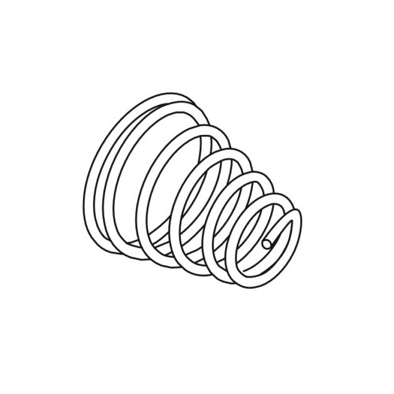 0099-004700KH1.6 Spring — Stronger conic spring Spring diameter : 1.6 mm