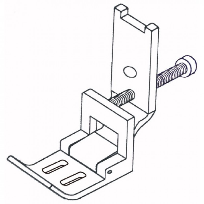 112W952 Shirring Foot — Double Needle Shirring Presser Foot