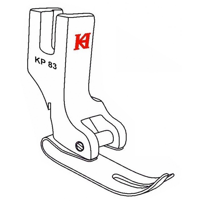KP83 Ski Foot — Ski Foot Electrolyzed Base: Steel presser base: