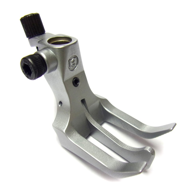 KP767-SO Presser Foot — Spring type center guide footCenter guide pressure adjustable.