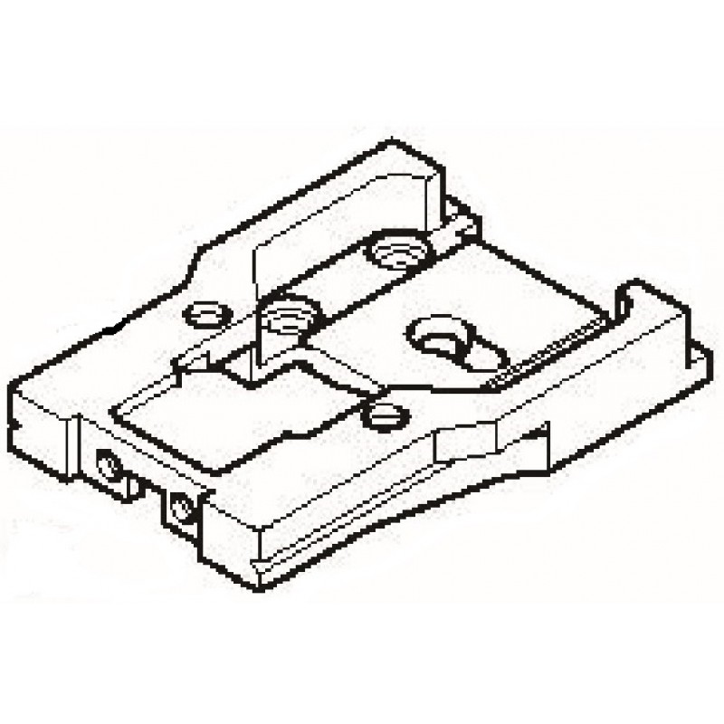 91-014 636-35 Needle Plate Base — Needle plate base for Pfaff 335