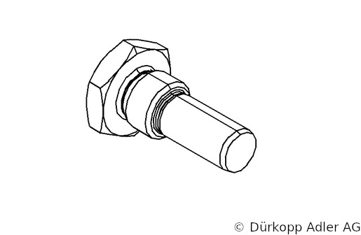 0580 100840 — винт с буртиком