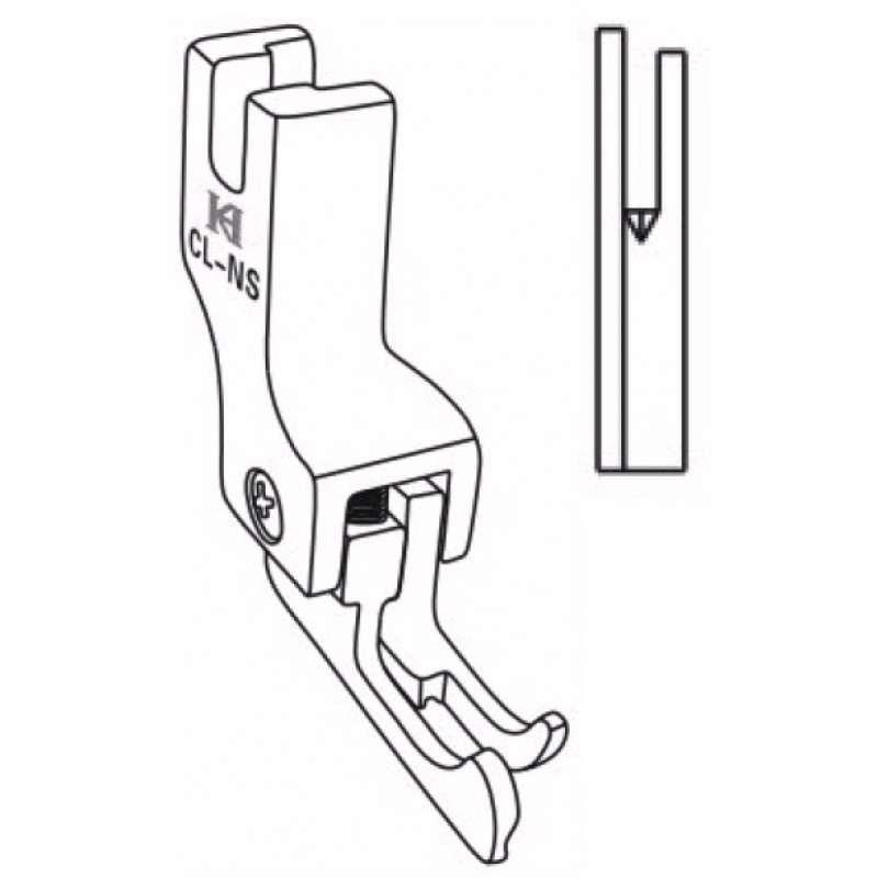 CL-NS Left Compensating Feet — Left Compensating Zipper Feet