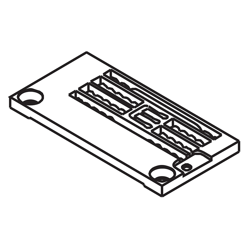 Y3508002 Needle Plate — Needle Plate for Yamato Coverstitch Machine Suitable for machine:
