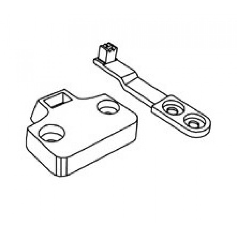 KH69S Needle Plate + Feed Dog — Extra small needle plate and feed dog set for Durkopp Adler 69 Max. stitch length : 3 mm Plate top : 8.5 mm long