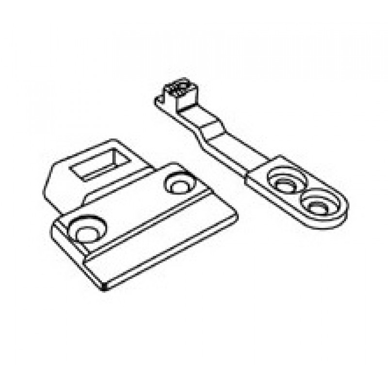 KH69D Needle Plate + Feed Dog — Raised, small needle plate and feed dog set for Durkopp Adler 69 Max. stitch length : 5 mm Plate top : 12 mm long