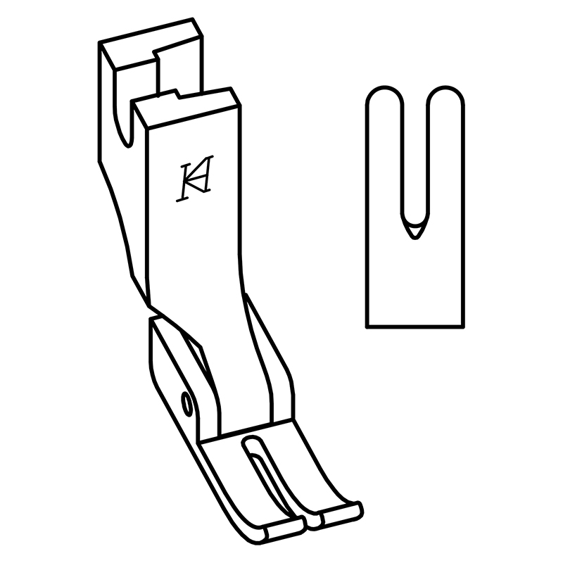 P58-NF Narrow Feet — Needle Feed Narrow Feet (Double Toe Even)