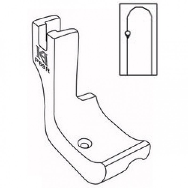 P69R Piping Feet — Solid Piping Feet (Right)