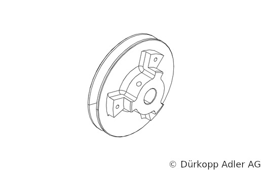 0667 105093 — фланец маховика
