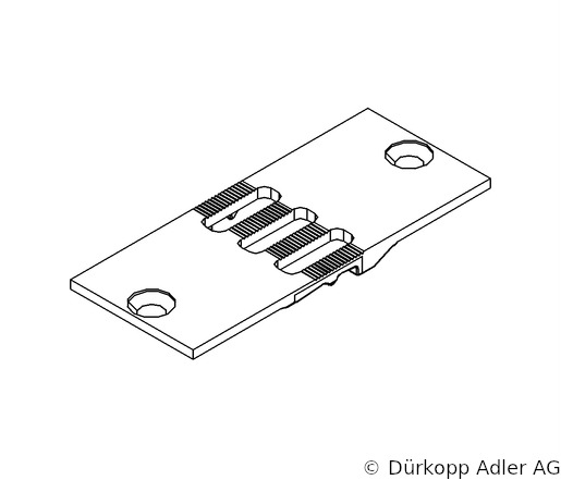 0867 200300 — throat plate