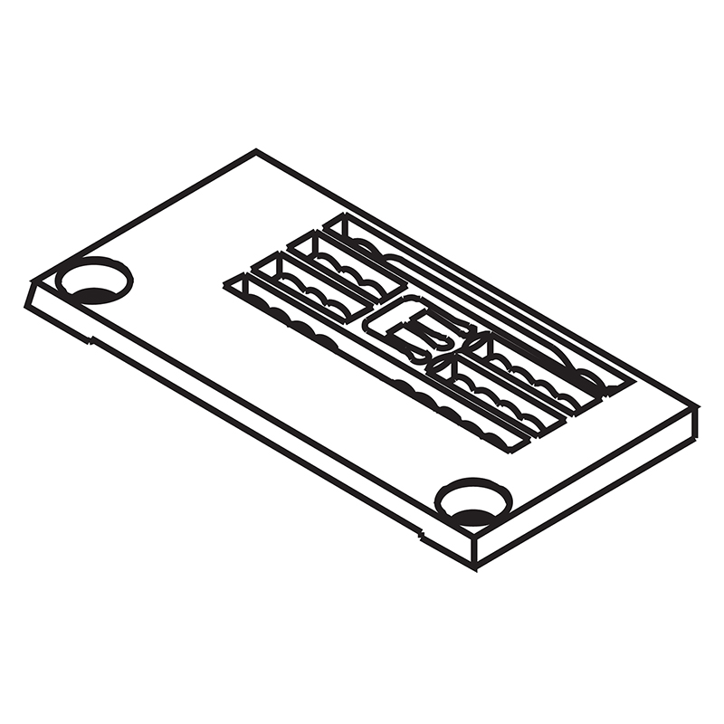 Y94800 Needle Plate — Needle Plate for Yamato Coverstitch Machine Suitable for machine:
