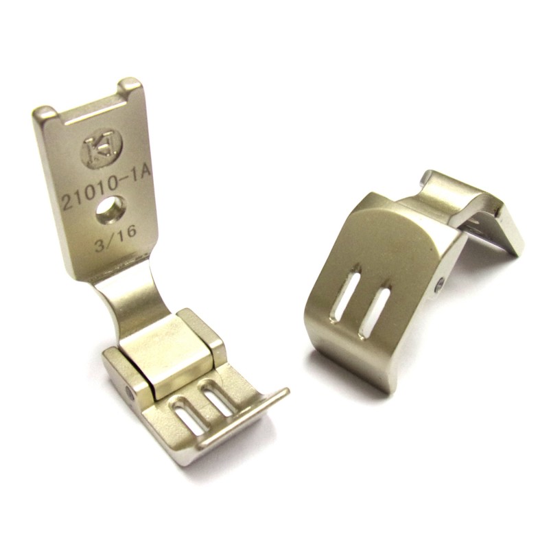 21010-1A Presser Feet — Presser feet for double needle machine Other Applicable Parts: 21010-2 Needle P…