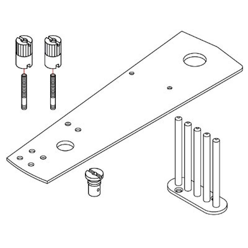 KA69 Arm Cover — Arm cover for binding on 69 machine Used together with KHF2, KHF3 or KHF4 binder