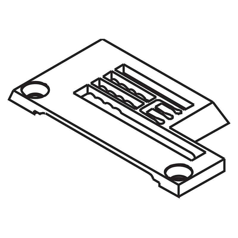 14-856 Needle Plate — Needle Plate for Kansai Special Coverstitch Machine Suitable for machine: