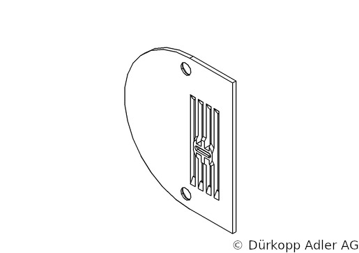 0266 001142 — throat plate