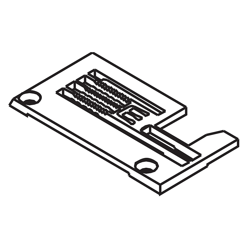 257053B56 Needle Plate — Needle Plate for Pegasus Coverstitch Machine Suitable for machine: