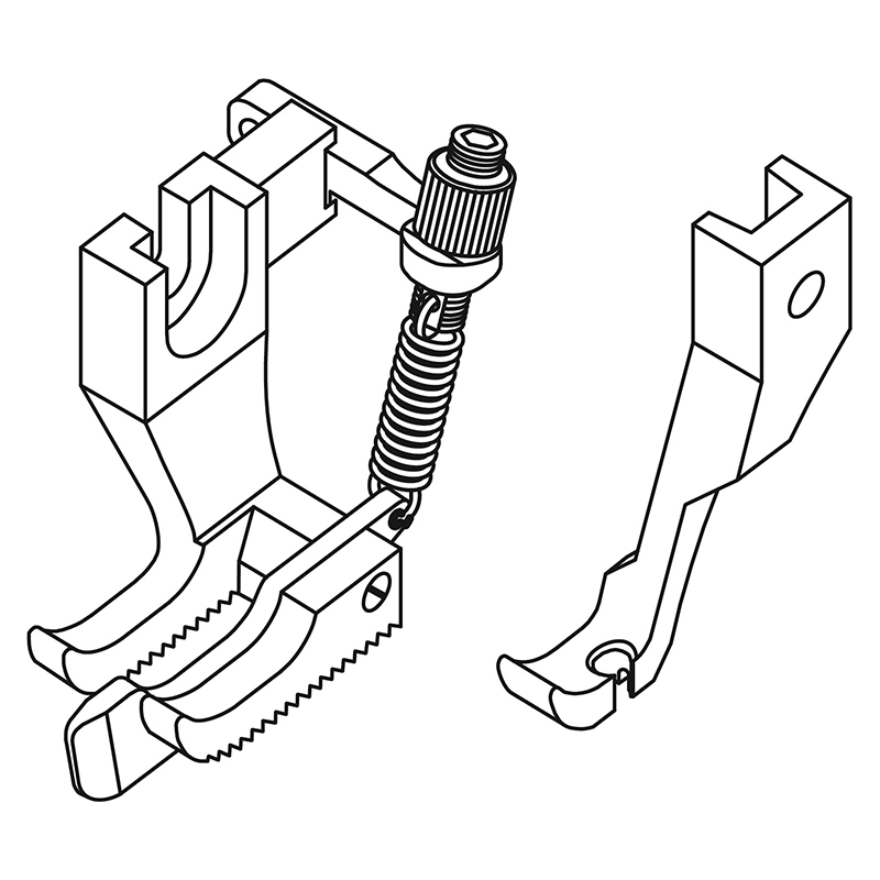 GR141 Guiding Feet — Right Guiding Feet for Juki DU-141