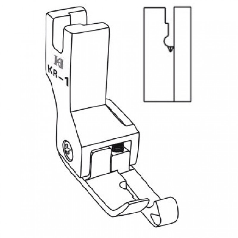 KR-1 Compensating Feet — Right Compensating Feet for Folder