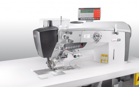 PFAFF 2521 PREMIUM Single-needle lockstitch special high-speed seamer with needle feed, wheel feed and roller presser (differentiable)
