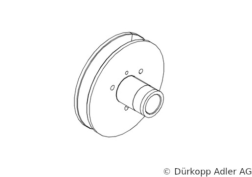 0195 000119 — handwheel flange