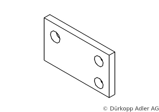 0291 003956 — фиксирующая пластина — Удерживающая пластина