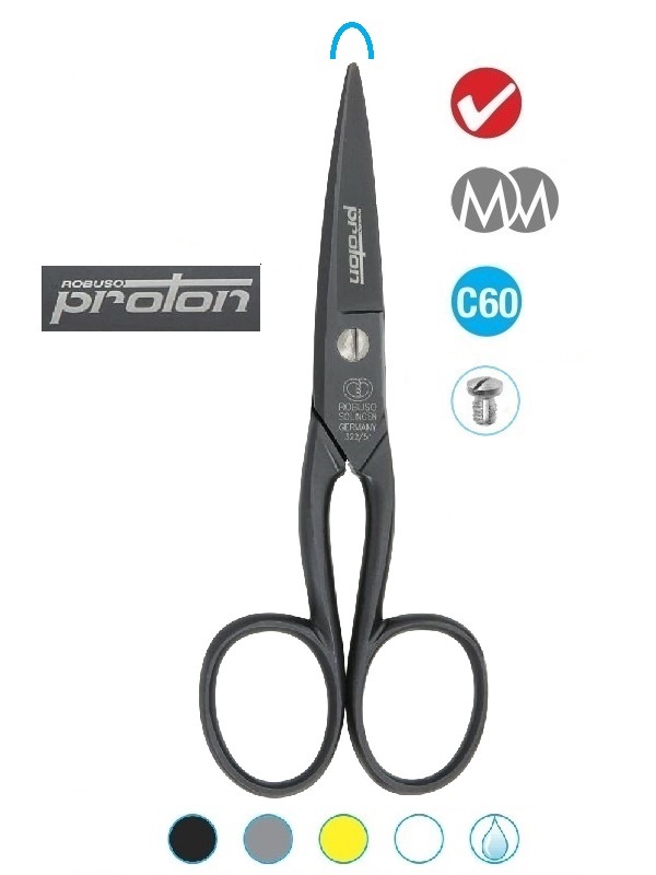 ROBUSO-proton 322/S/5”. Ножницы Solingen для обрезки пропитанных арамидных, углеродных и стекловолокон