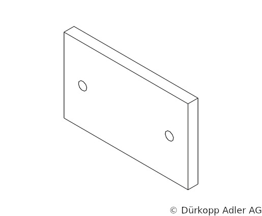 0746 011055 — threaded plate