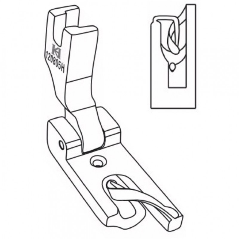 120805H Scroll Hemmer Feet — Scroll Hemmer Feet Size: 3/16"