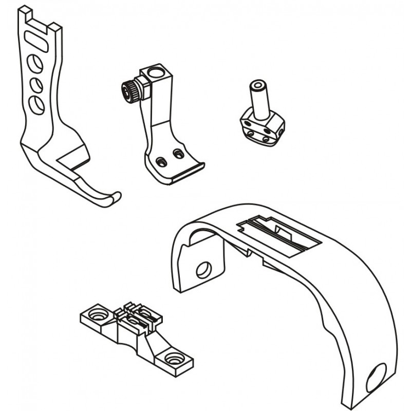 KH346-GS Gauge Set — Double needle gauge set for Pfaff 346