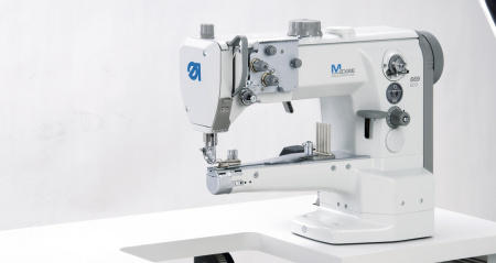 Dürkopp Adler 669 ECO/CLASSIC Single needle lockstitch cylinder bed sewing machine with large horizontal hook for universal use.