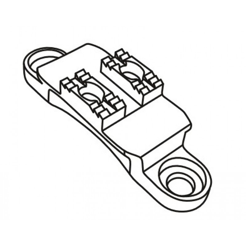 KH2860-FD Feed Dog — Feed Dog for Juki LU-2860 *For 3, 4, 5mm feed dog, there is no center groove on it.