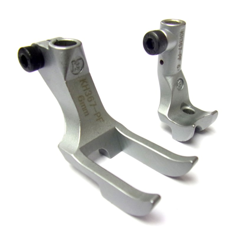 KH367PF Piping Feet — Cording groove on the left of the needle