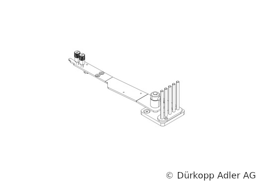 0659 510014 — пластина каретки — Несущая пластина