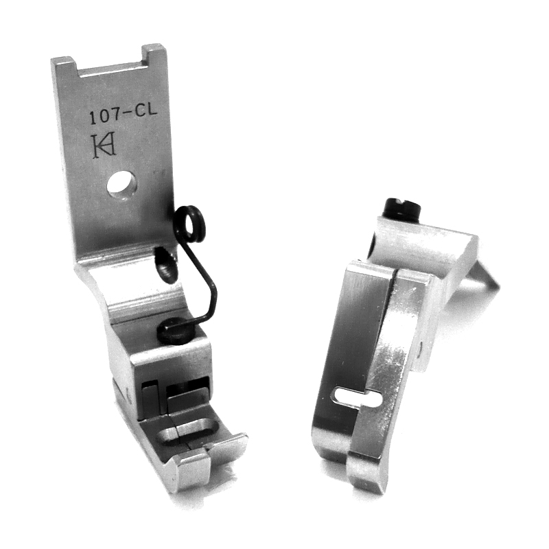 107-CL Left Compensating Foot — Left Guiding Compensating Foot for Singer / Juki Zigzag Machine Needle Hole Wid…
