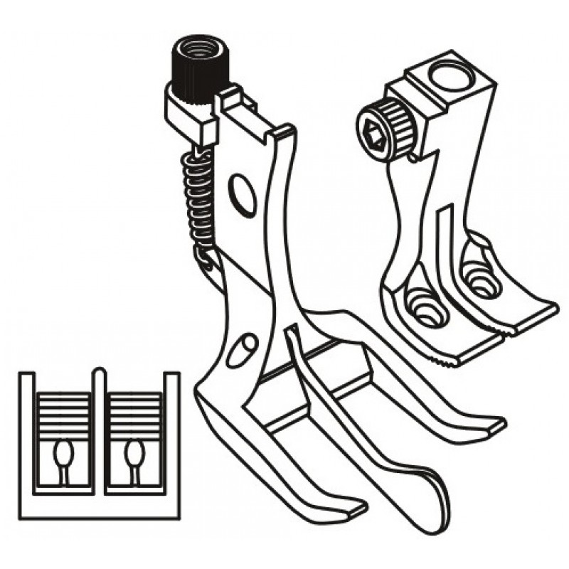 KP1246 Guiding Feet — Spring Type Center Guiding Feet
