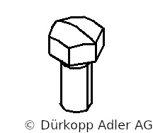 0992 000750 — hexagonal screw